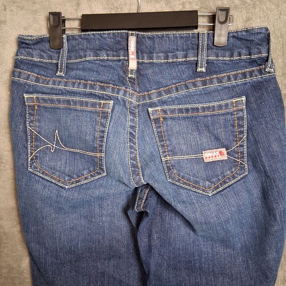 Ariat FR Cat 2 Mid Rise Boot Womens Size 28s Flame Resistant Jeans Dark Wash - Picture 4 of 7